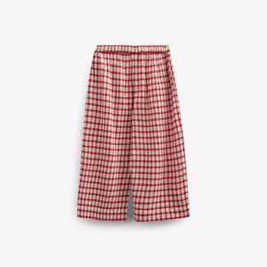Geruite Katoenen Broek - Tween - Cherry Red | 100907 Bonnie