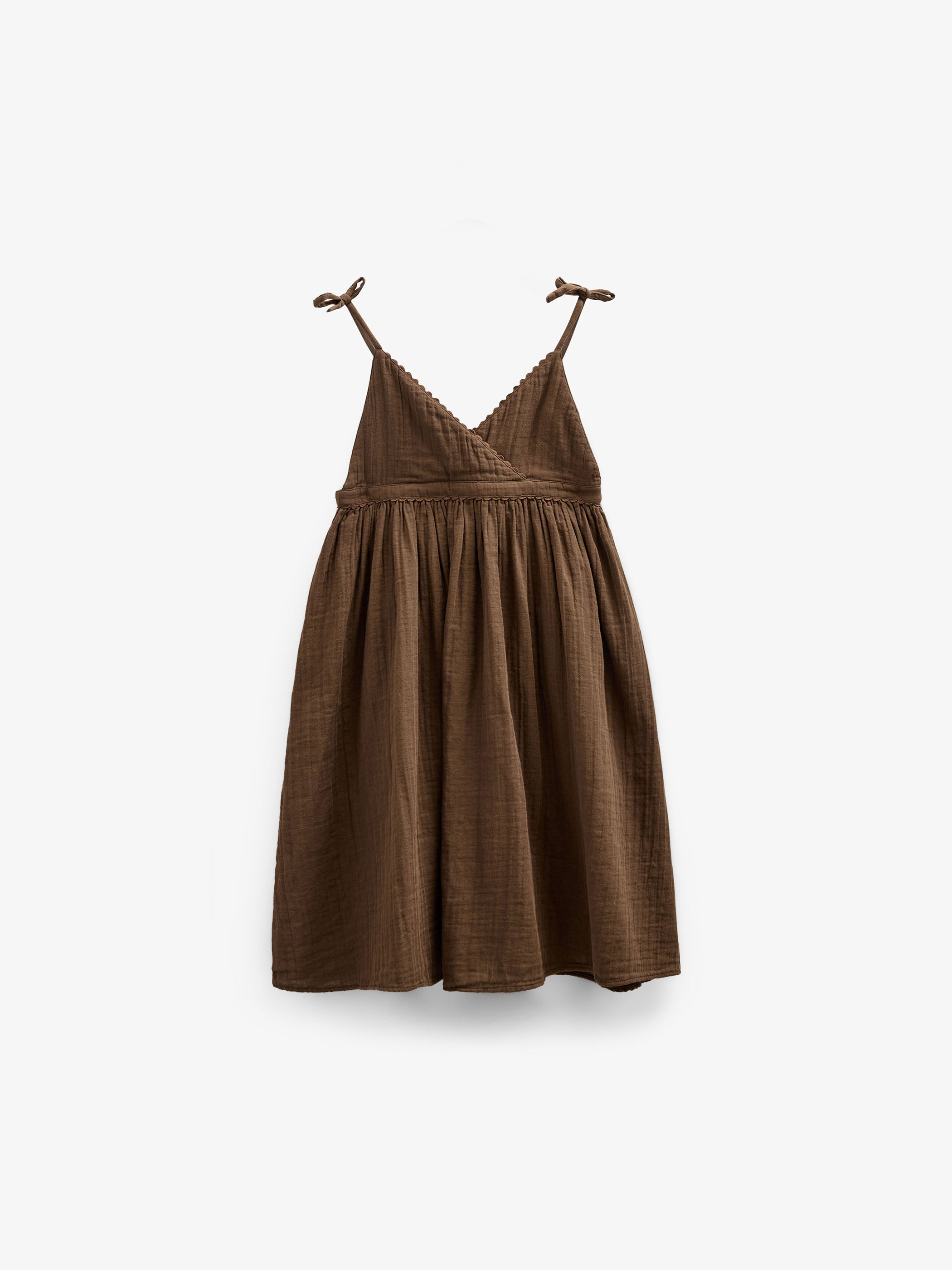 Gaze Bandjesjurk - Tween - Dark Brown | 100910 Jasmine