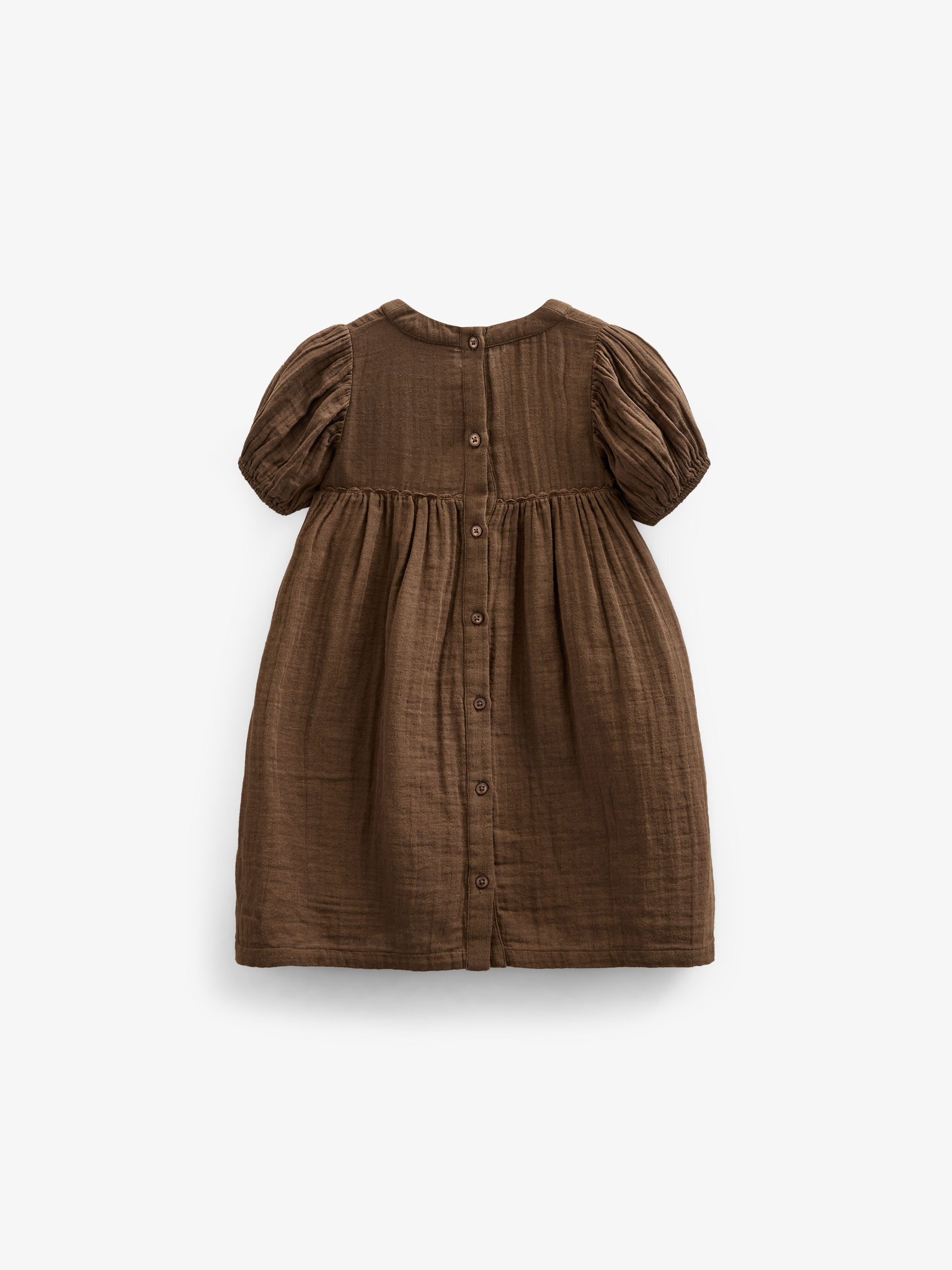 Gaze Jurk - Kids - Dark Brown | 100913 Jasmine