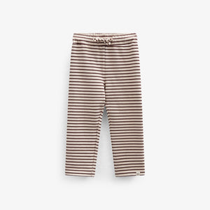 Gestreepte Jerseybroek - Kids - Brown | 101000 Emmie