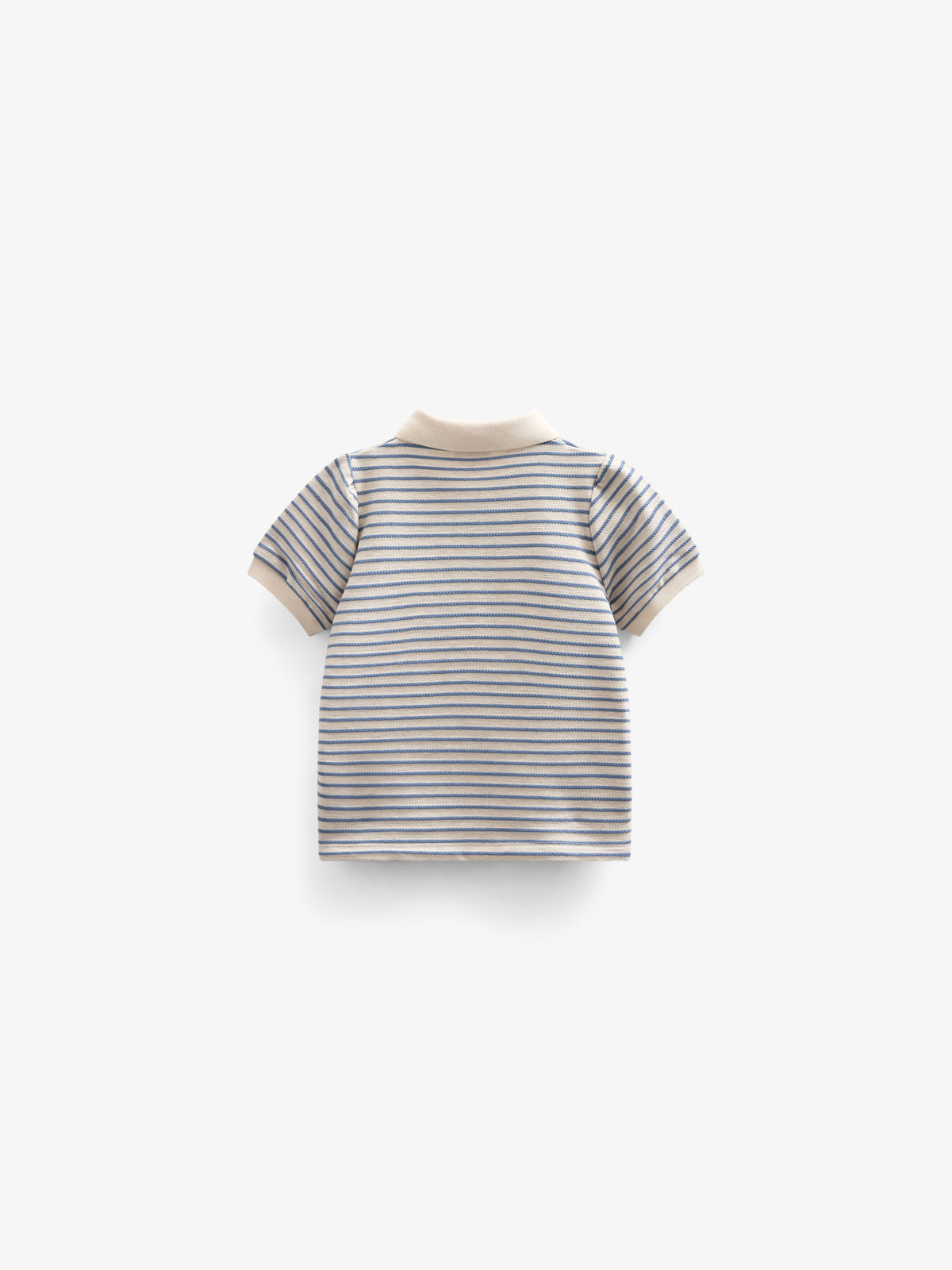 Striped Jersey Polo - Tween - Blue | 101007 Emmie