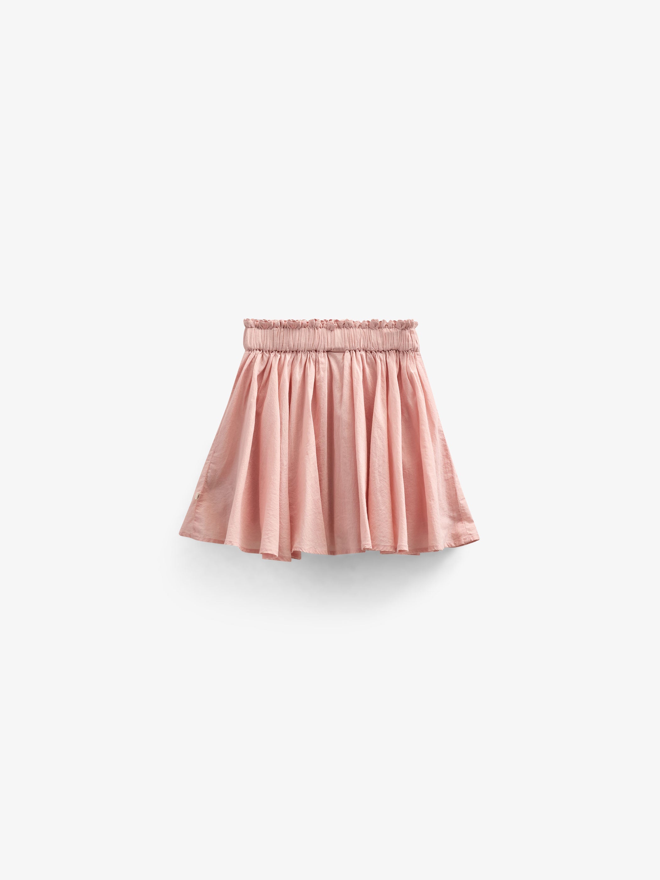 Katoenen rok met Ric Rac ruche - Tween - Rose Tan | 101068 Alma
