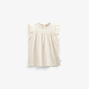 Jersey blouse met Ric Rac Ruche - Tween - Offwhite | 101071 Gabriella
