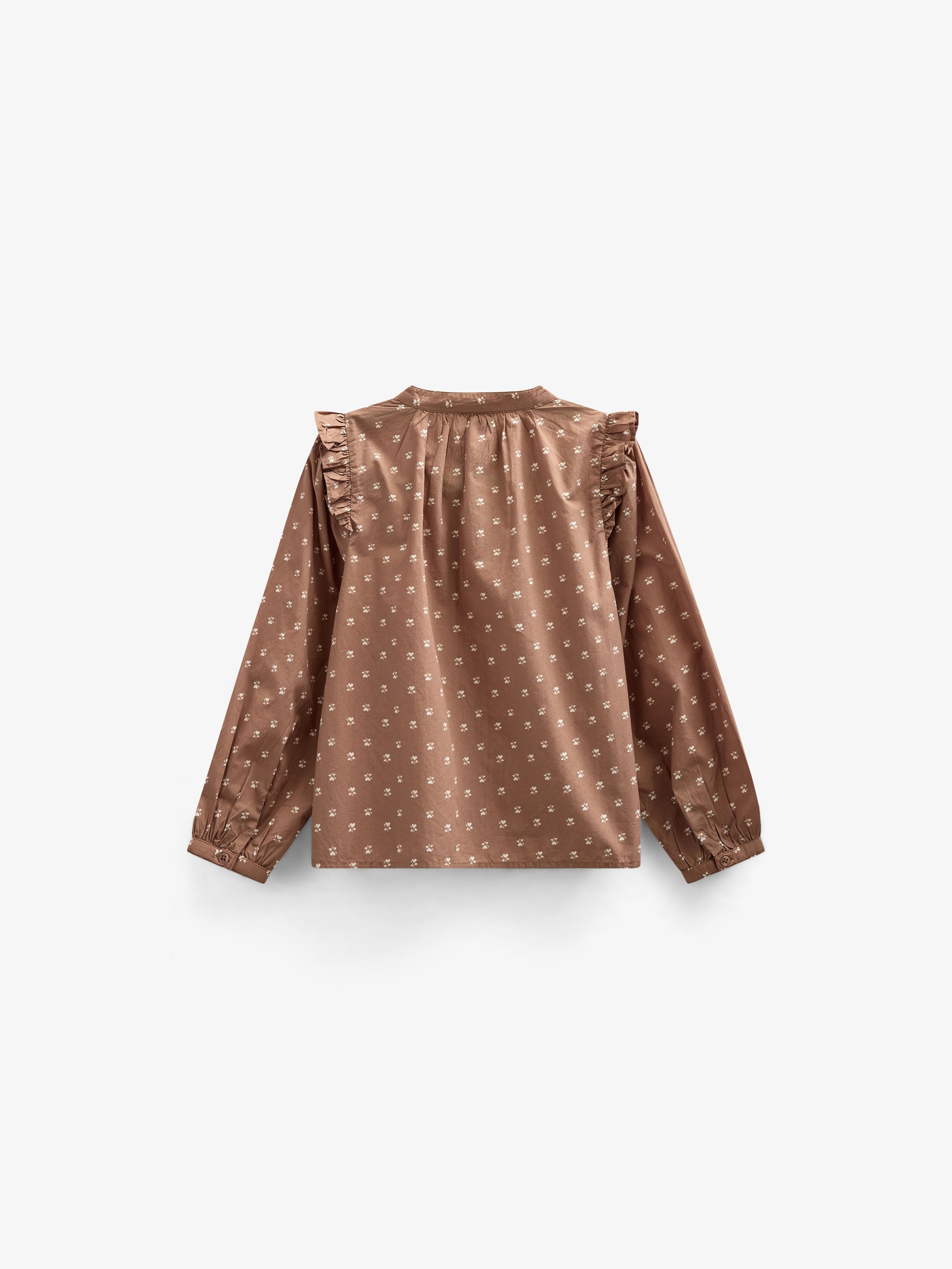 Bedrukte Poplin Overhemdblouse - Kids - Coconut | 101057 Camilla