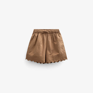 Poplinshorts met Geschulpte Rand - Kids - Coconut | 101044 Joy