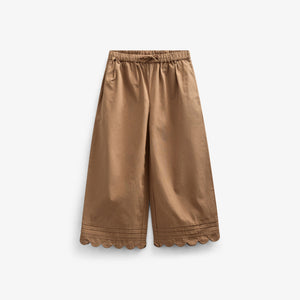 Poplinbroek met geschulpte rand - Tween - Coconut | 101079 Joy