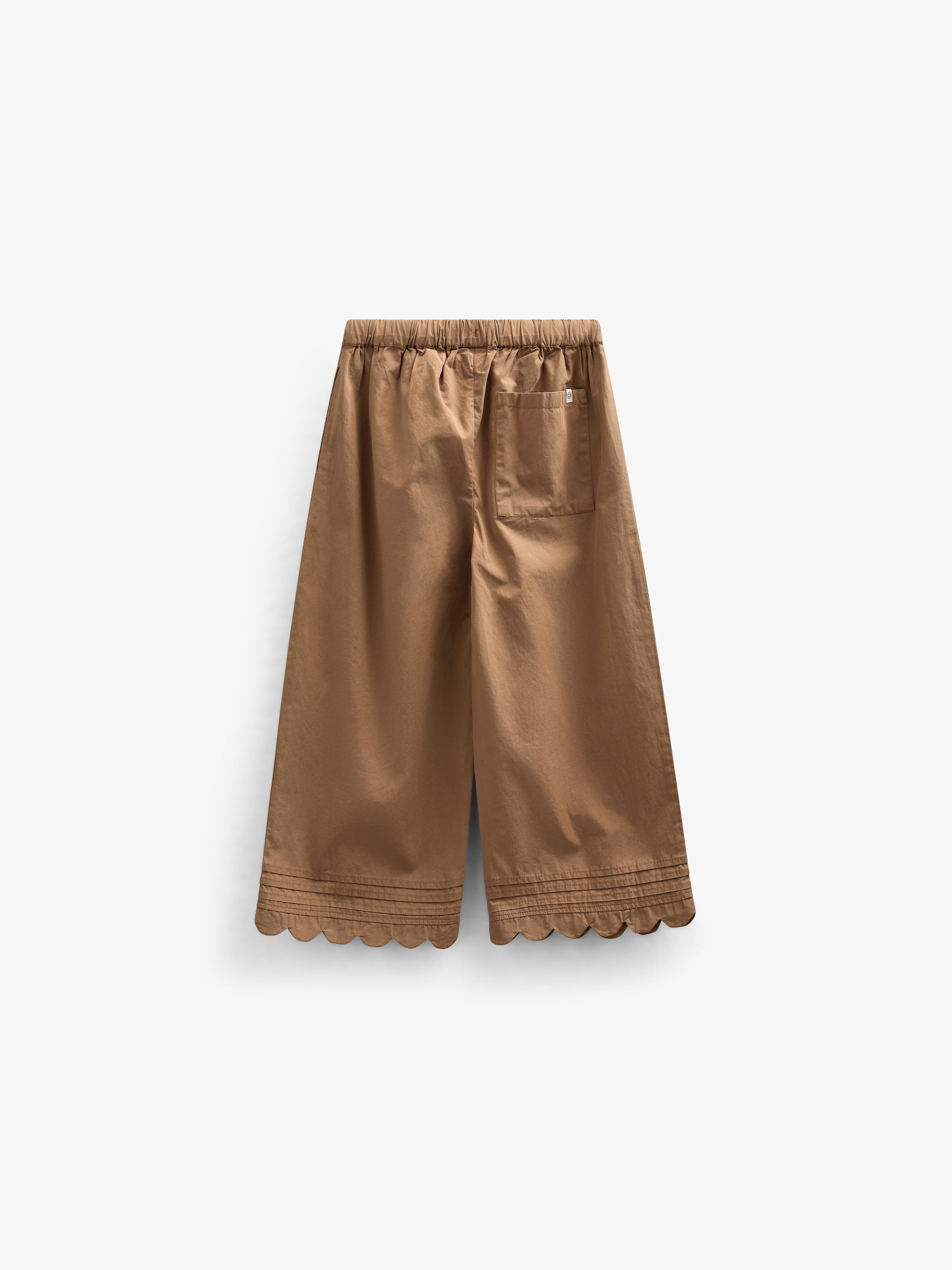 Poplinbroek met geschulpte rand - Tween - Coconut | 101079 Joy
