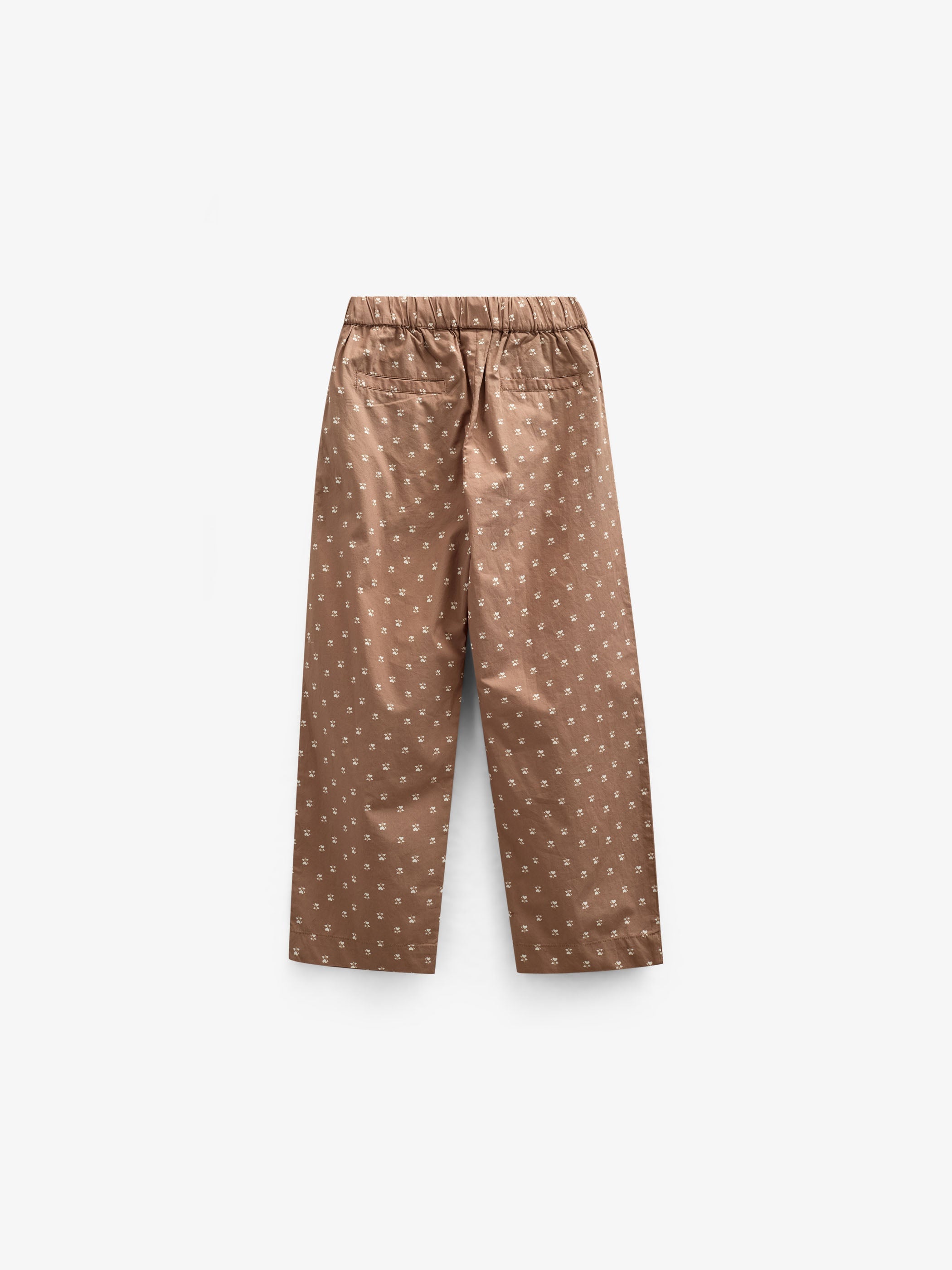 Poplin broek met print - Tween - Coconut | 101090 Camilla