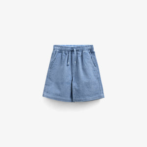 Pull-On Ribfluwelen Shorts - Tween - Dusty Blue | 101101 Tobias