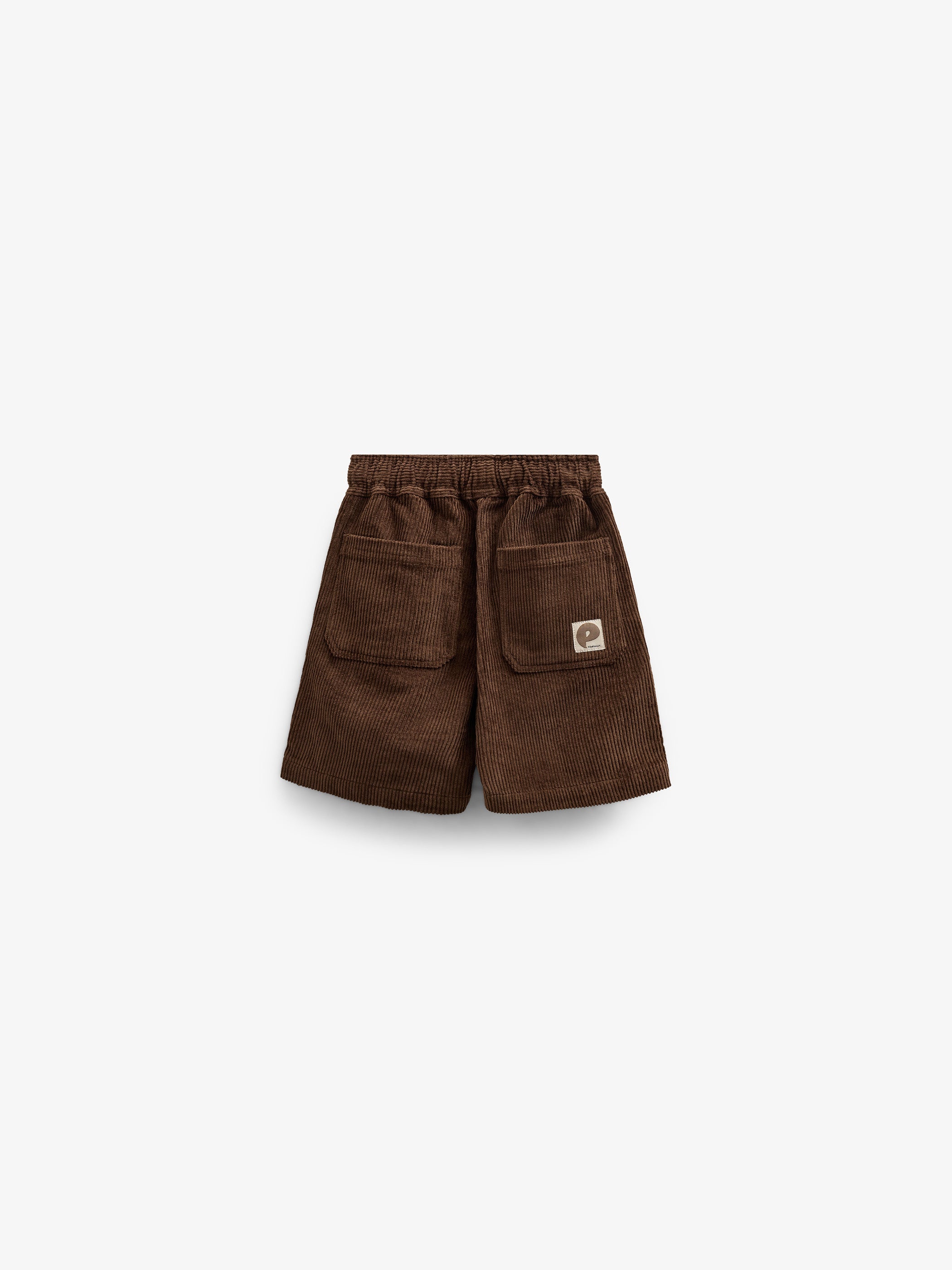 Pull-On Ribfluwelen Shorts - Tween - Dark Brown | 101105 Tobias