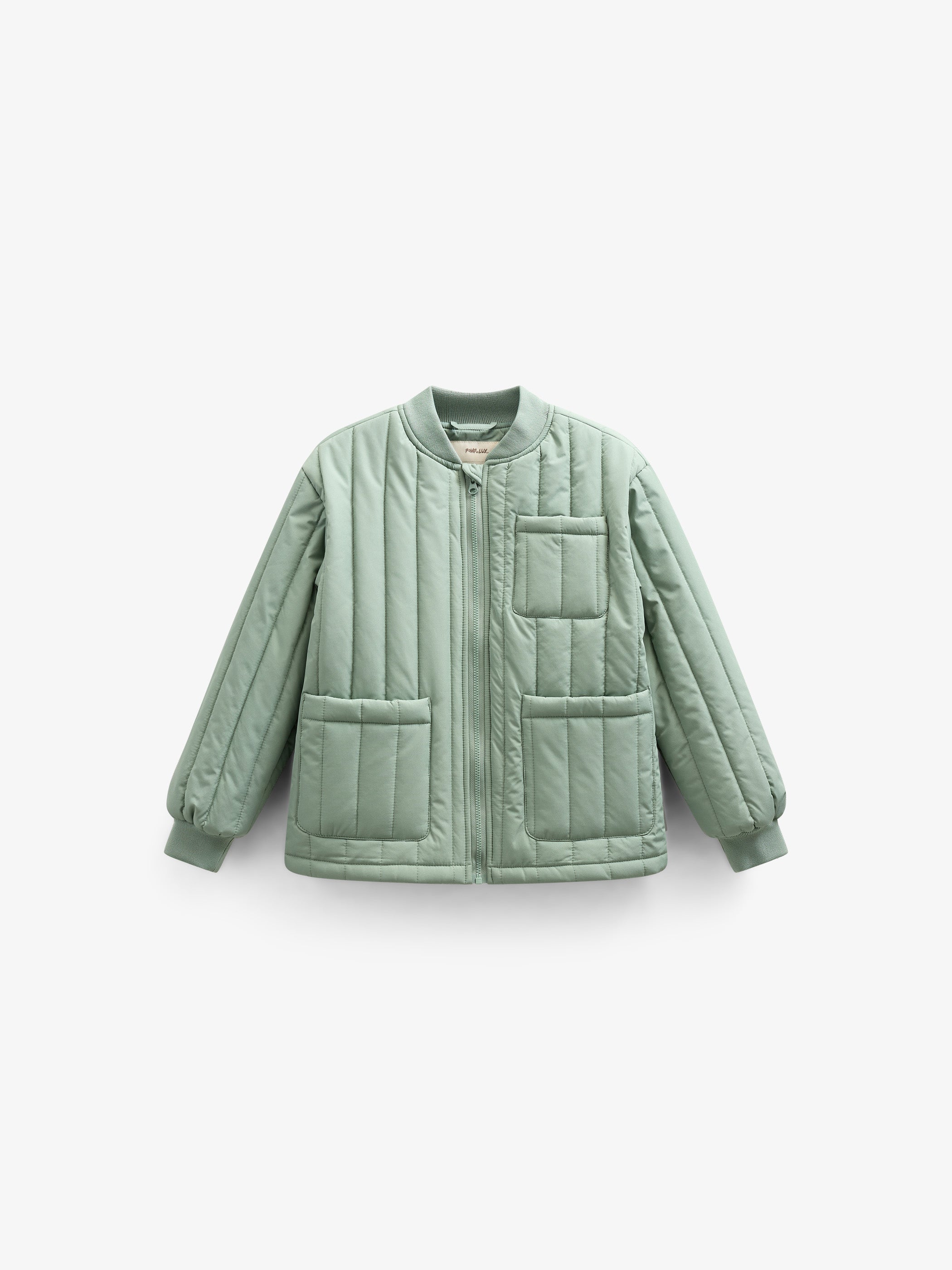 Thermische Tech Jas - Kids - Dusty Green | 101112 Athur