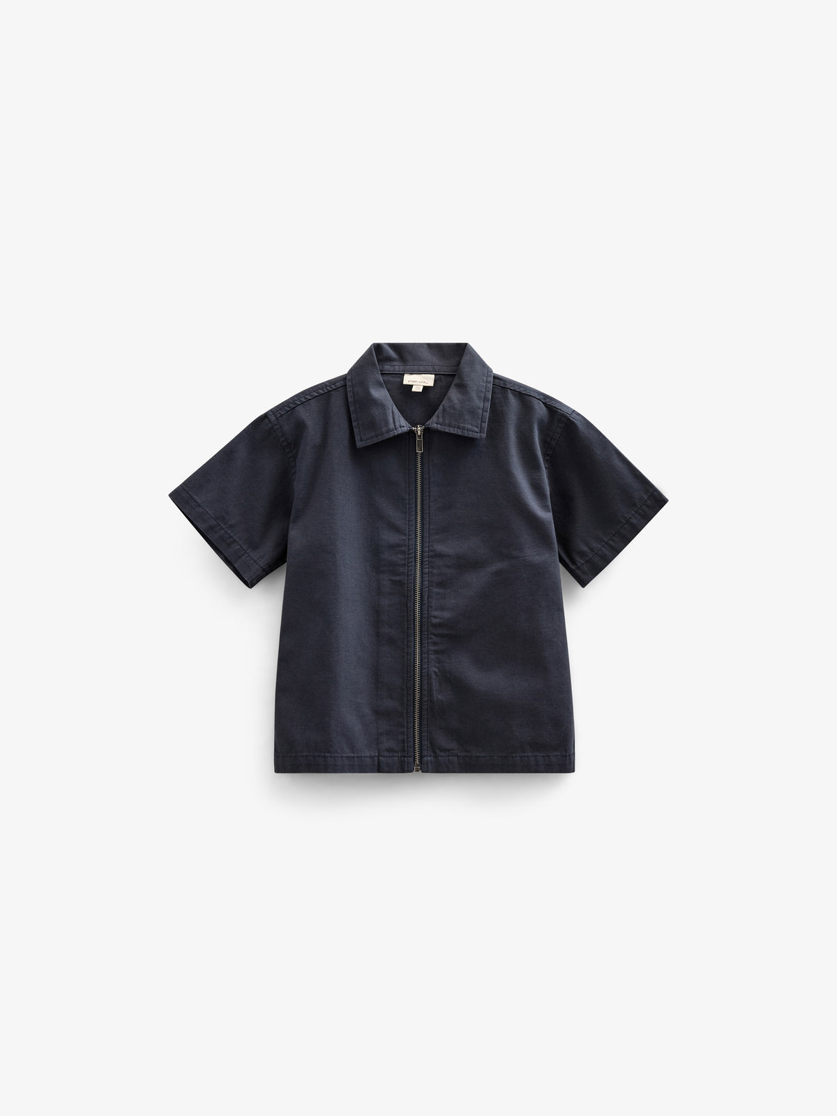 Canvas Overhemdjack met Rits - Tween - Navy | 101127 Isack