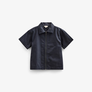 Canvas Overhemdjack met Rits - Kids - Navy | 101126 Isack