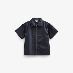 Canvas Overhemdjack met Rits - Kids - Navy | 101126 Isack
