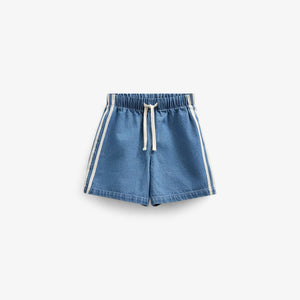Baggy Denimshorts met Tape - Kids - Blue Denim | 101142 Callum