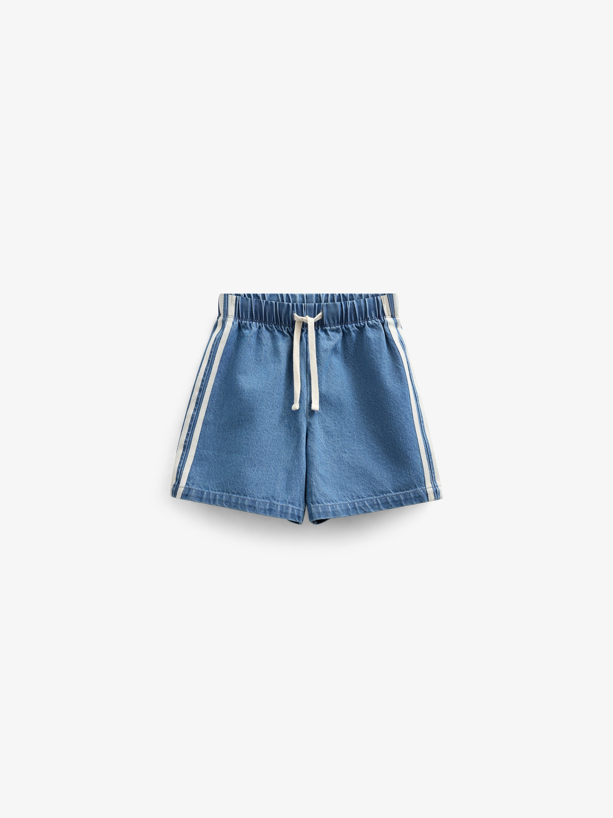 Baggy Denimshorts met Tape - Kids - Blue Denim | 101142 Callum