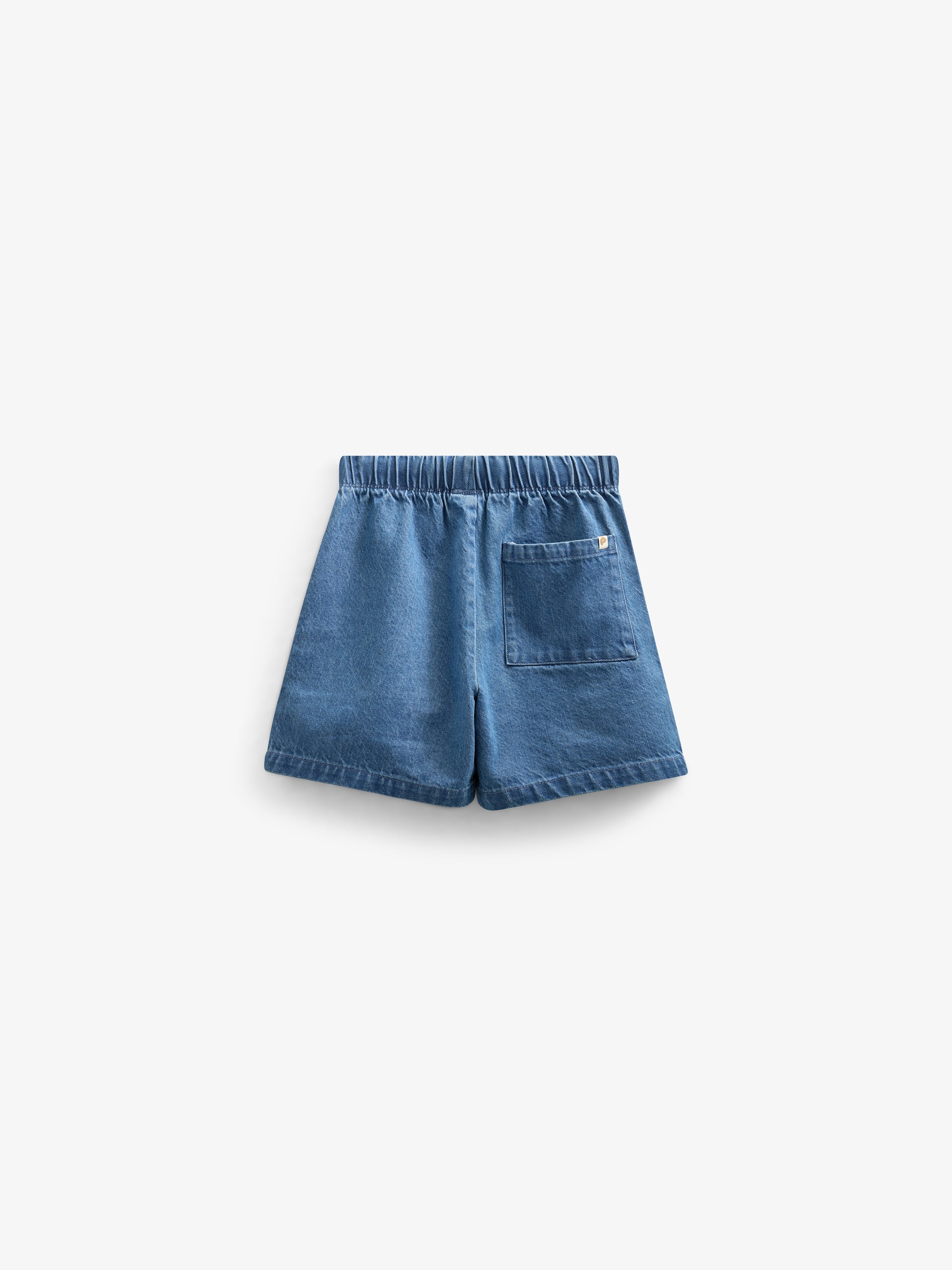 Baggy Denimshorts met Tape - Kids - Blue Denim | 101142 Callum