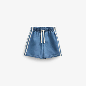 Baggy Denimshorts met Tape - Tween - Blue Denim | 101143 Callum