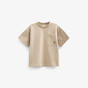 T-shirt met Zak - Tween - Light Sand | 101147 Jasper