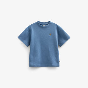 Wafel T-shirt - Tween - Dusty Blue | 101151 Evan