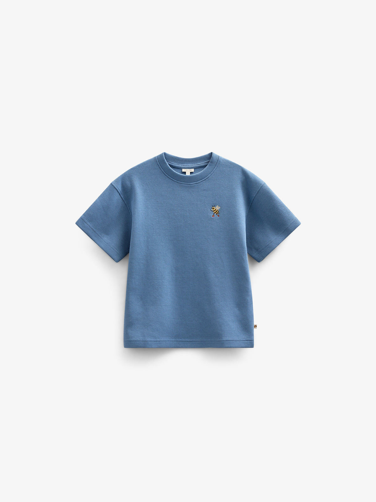Wafel T-shirt - Tween - Dusty Blue | 101151 Evan