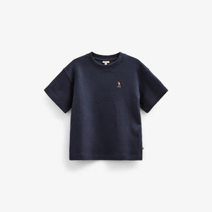 Wafel T-shirt - Kids - Navy | 101152 Evan