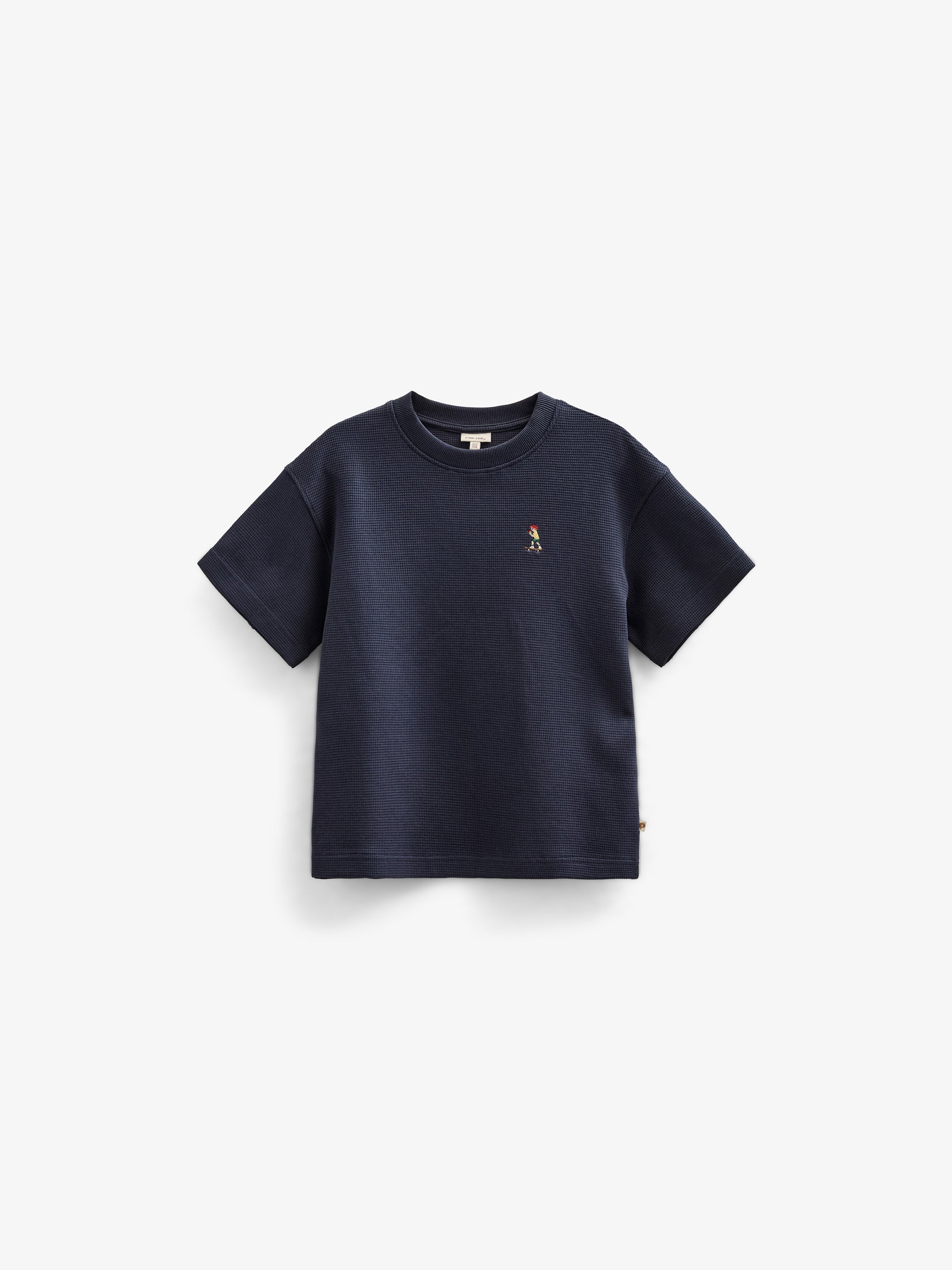 Wafel T-shirt - Kids - Navy | 101152 Evan