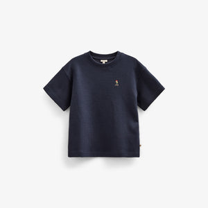 Wafel T-shirt - Tween - Navy | 101153 Evan