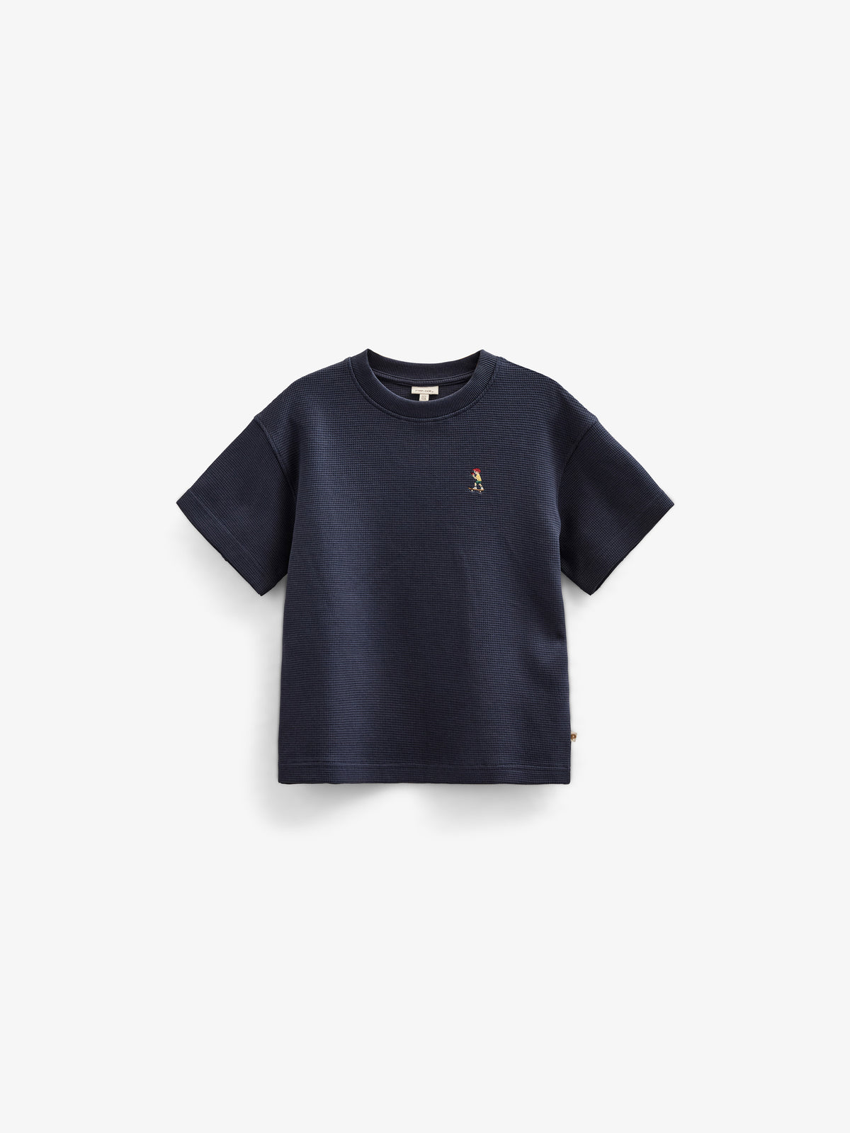 Wafel T-shirt - Tween - Navy | 101153 Evan