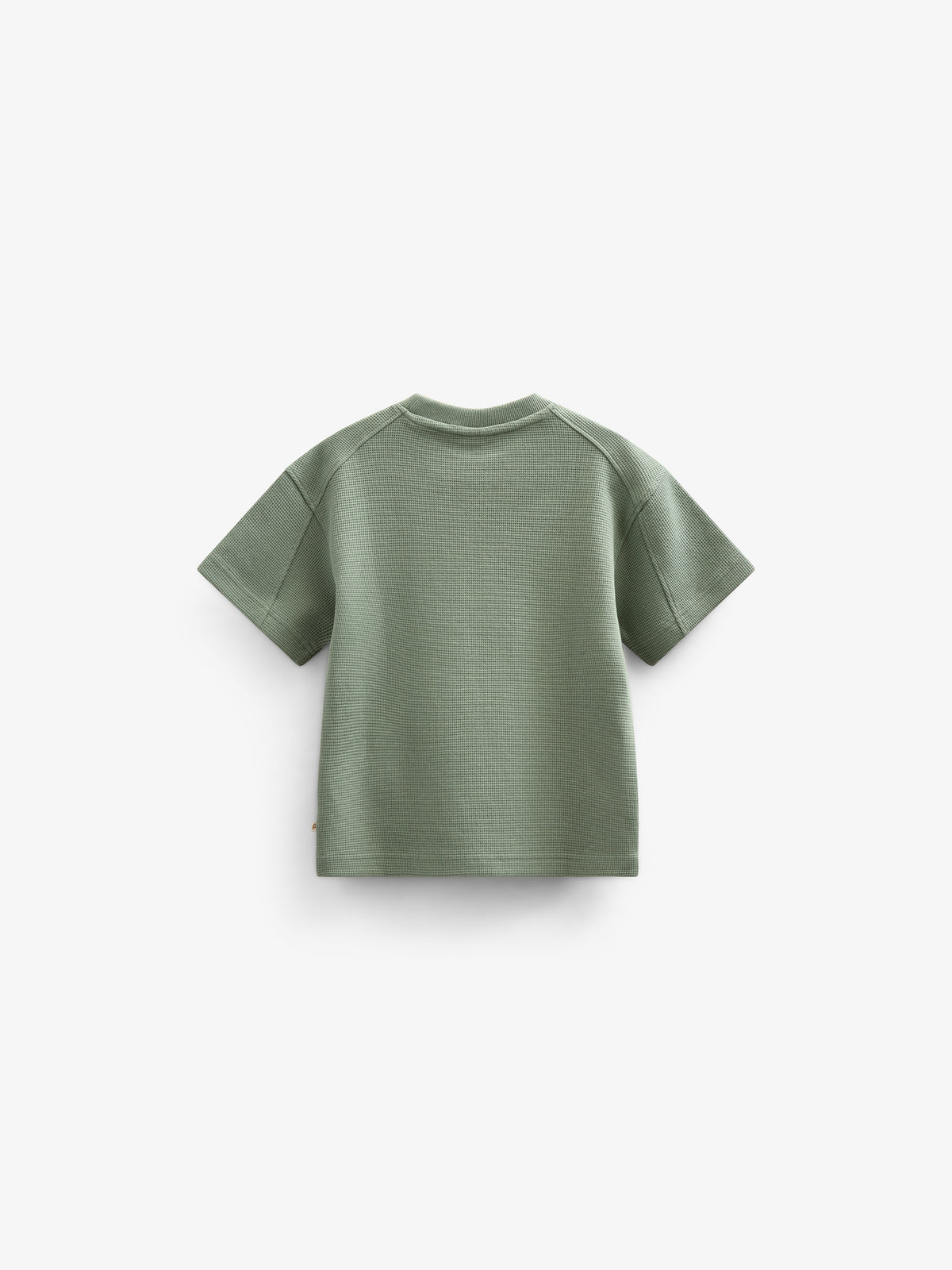 Wafel T-shirt - Tween - Dusty Green | 101156 Evan