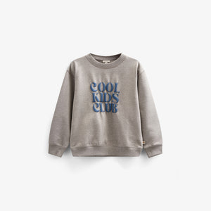Crewneck Sweatshirt - Kids - Grey melange | 101161 Nathan