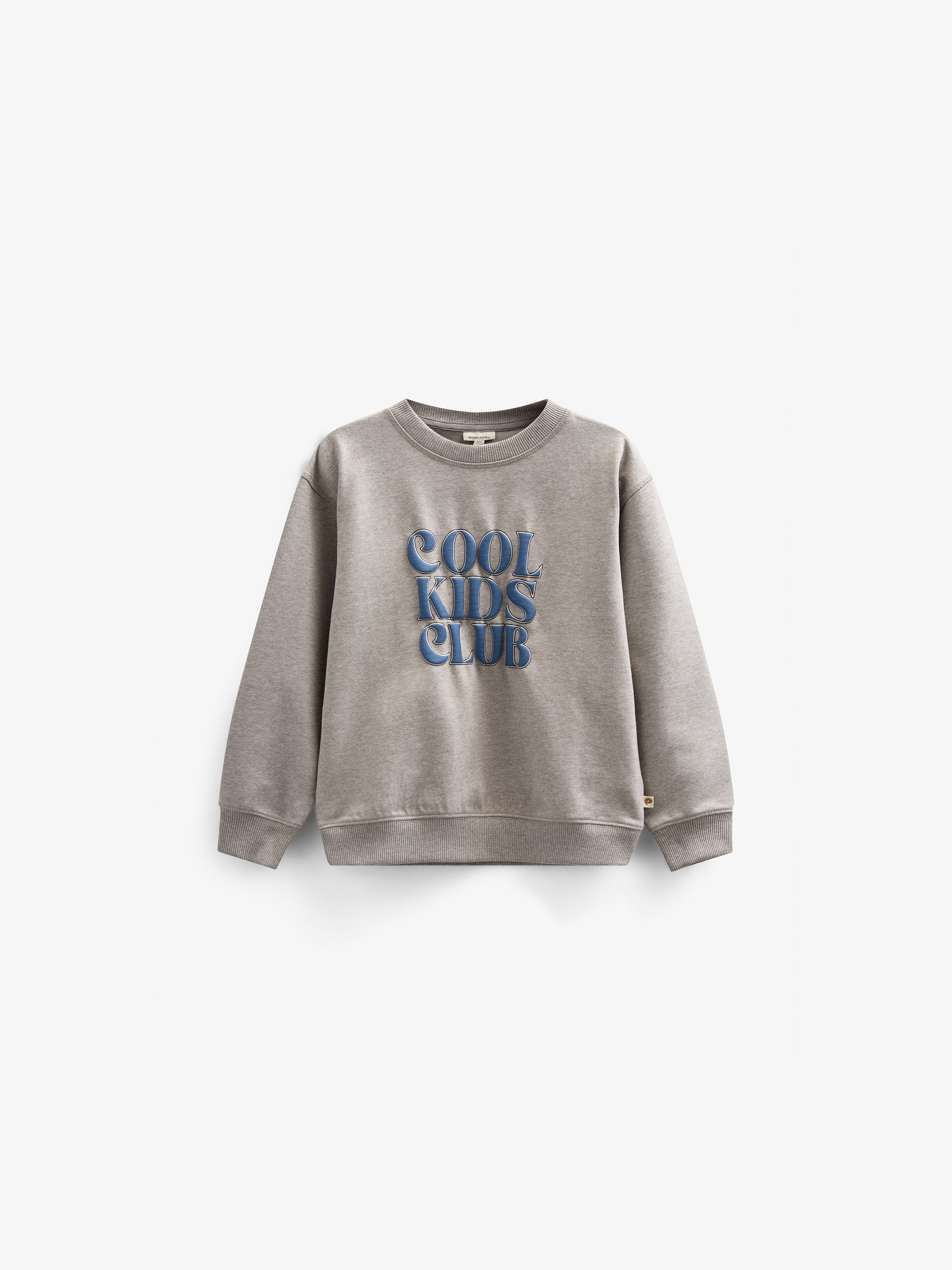 Crewneck sweatshirt - Kids - Grey melange | 101161 Nathan