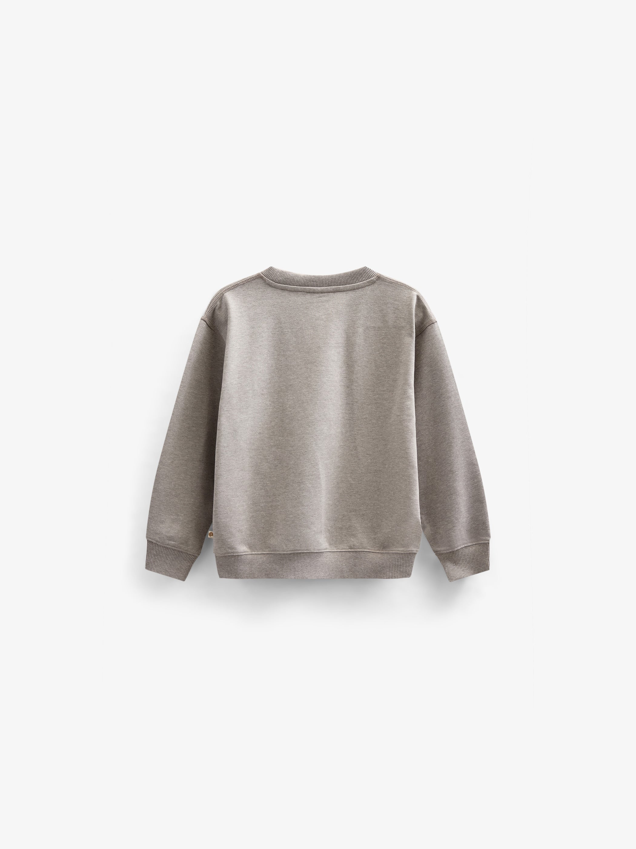 Crewneck sweatshirt - Kids - Grey melange | 101161 Nathan