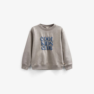 Crewneck sweatshirt - Tween - Grey melange | 101162 Nathan