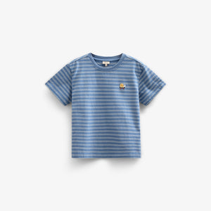 Gestreept T-shirt - Kids - Dusty Blue | 101179 Otto