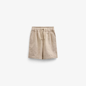 Geweven katoenen shorts met structuur - Kids - Sand | 101197 Walter