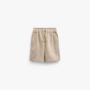 Geweven katoenen shorts met structuur - Tween - Sand | 101198 Walter