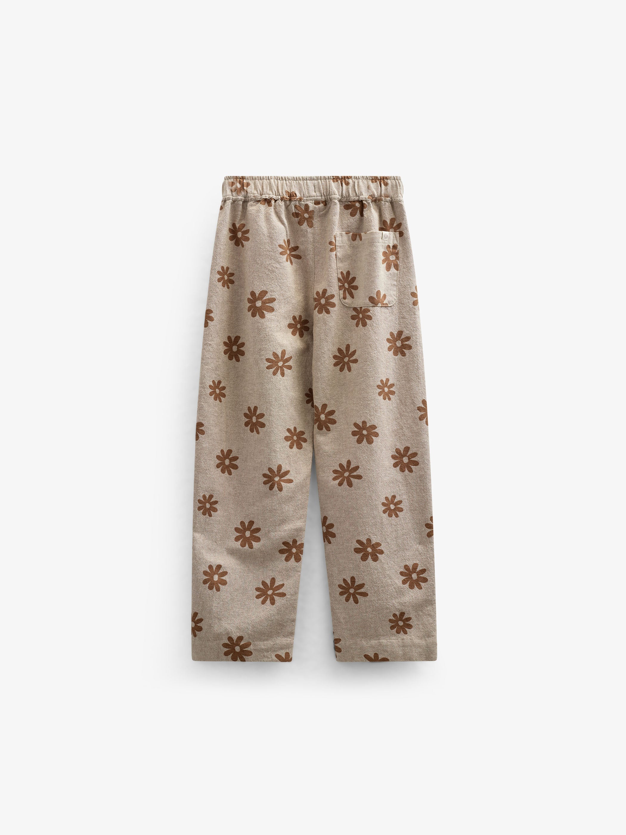 Bedrukte Katoenen Broek - Tween - Sand | 101208 Molly