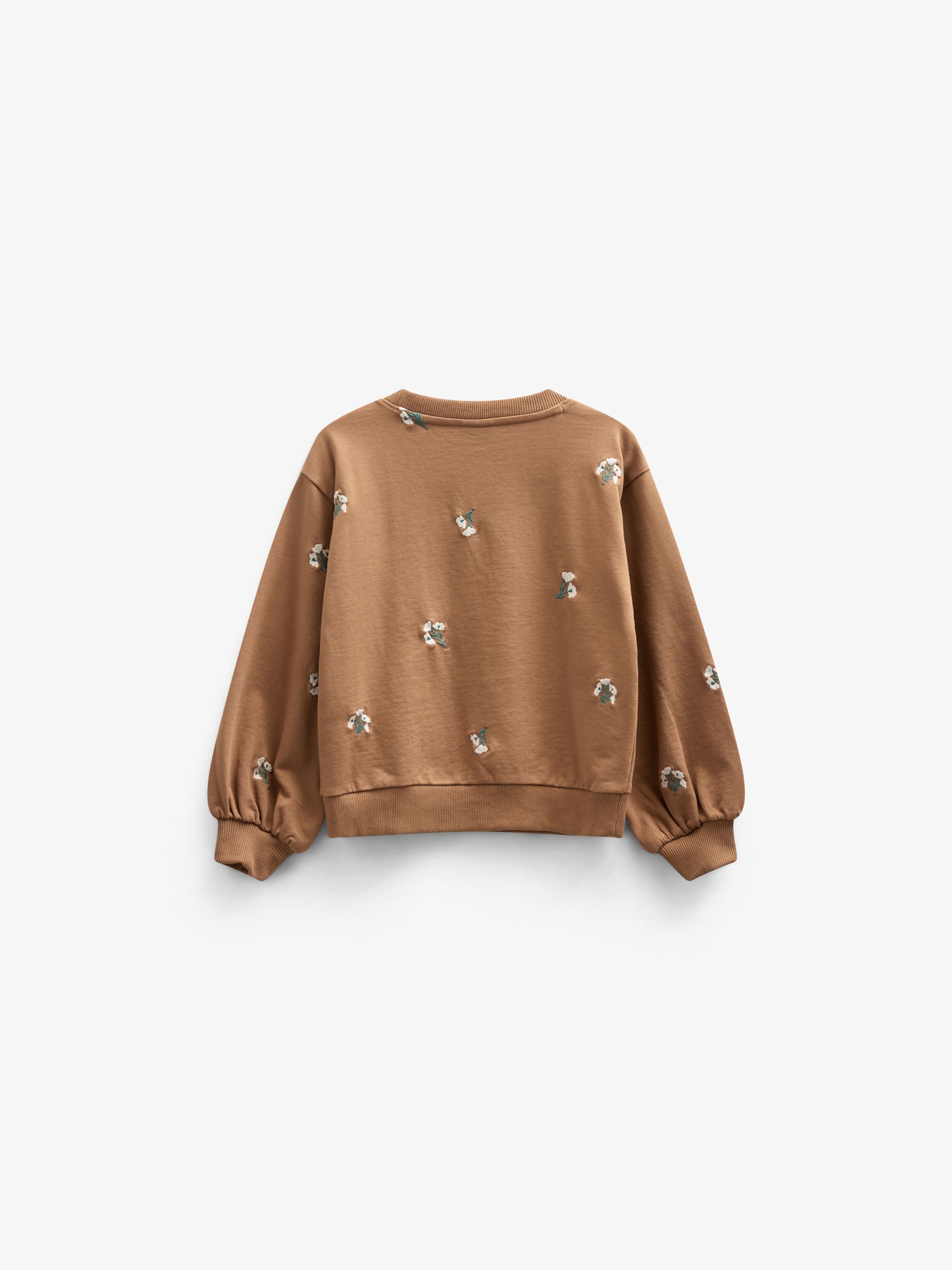 Geborduurd Crewneck Sweatshirt - Kids - Coconut | 101213 Kimber