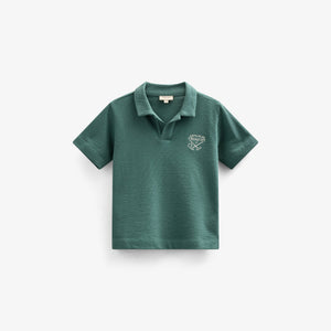 Gestructureerd Jersey Polo T-shirt - Kids - Tropical Green | 101215 Sonny