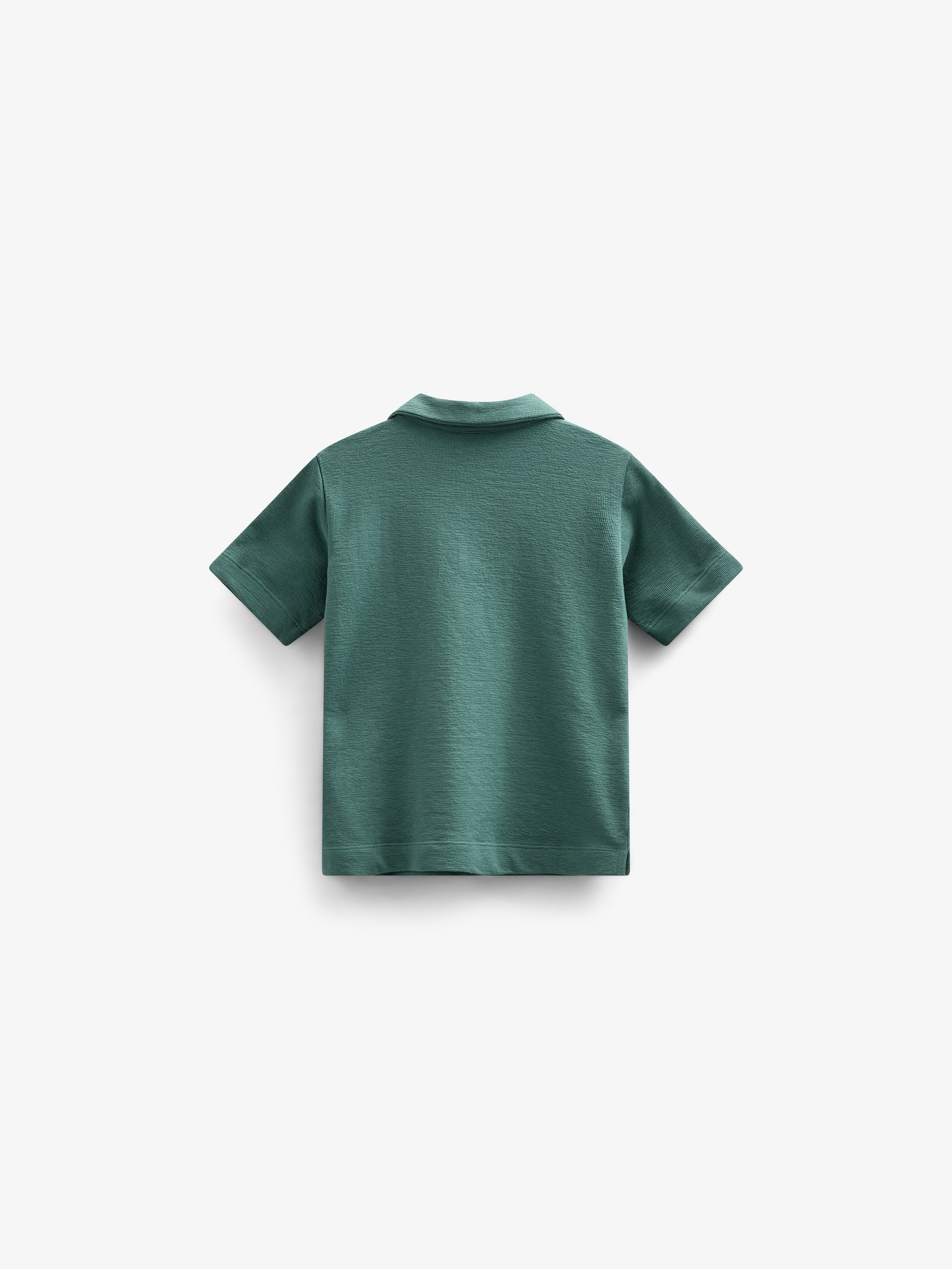 Polo T-shirt van Gestructureerde Jersey - Tween - Tropical Green | 101216 Sonny