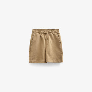 Getextureerde jerseyshorts - Kids - Khaki | 101221 Sonny