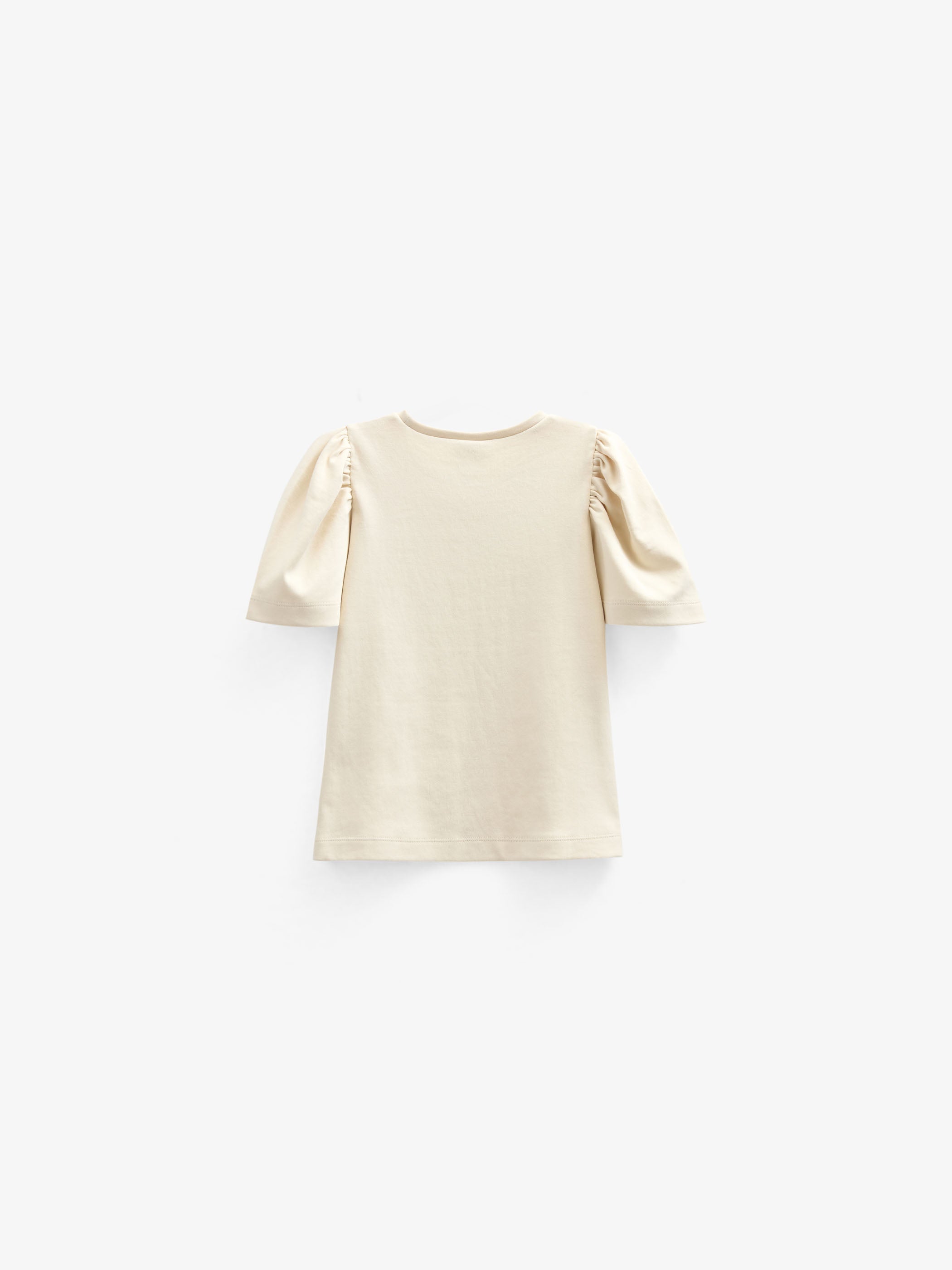 T-shirt met Borduursel - Kids - Offwhite | 101235 Amanda
