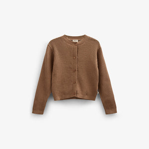 Cotton Knit Cardigan - Kids - Coconut | 101271 Katie