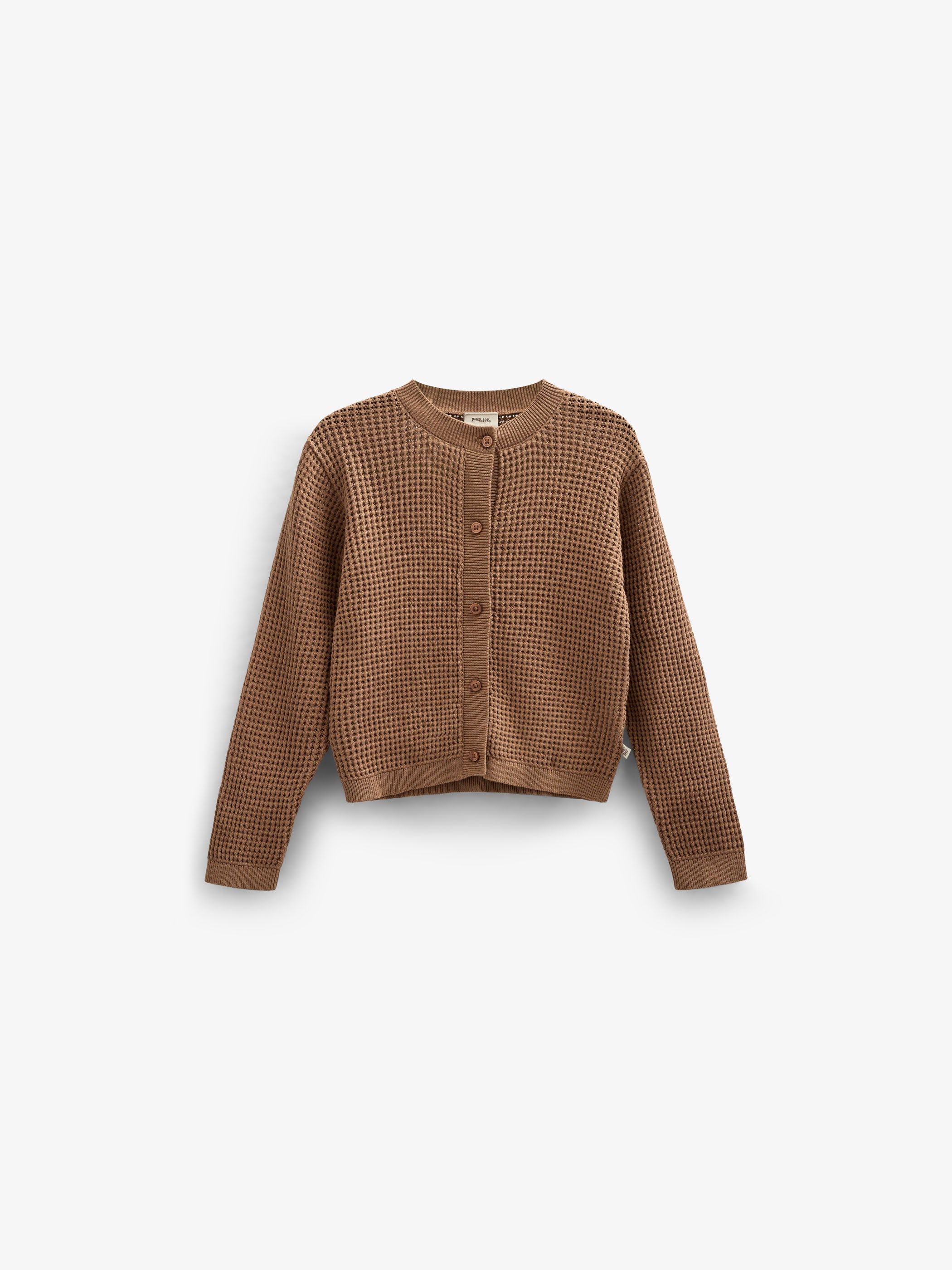 Cotton Knit Cardigan - Kids - Coconut | 101271 Katie