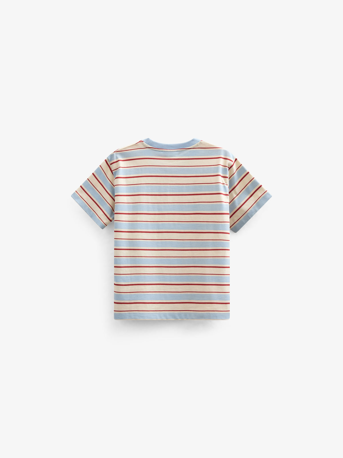 Retro Gestreept T-shirt - Tween - Powder Blue | 101276 Steven