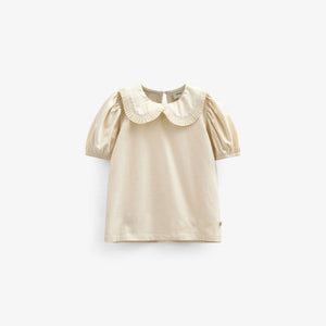 Jerseyblouse met Kraag - Tween - OffWhite | 101278 Nini