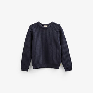 Gebreid Effen - Kids - Navy | 101281 Brady
