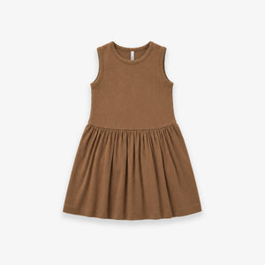 Mouwloze Modal Rib Jurk - Kids - Coconut | 101297 Lottie