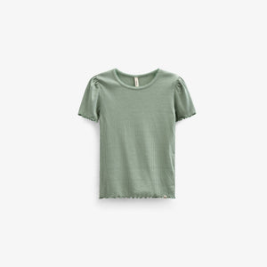 T-shirt van modalrib - Kids - Dusty Green | 101302 Lottie